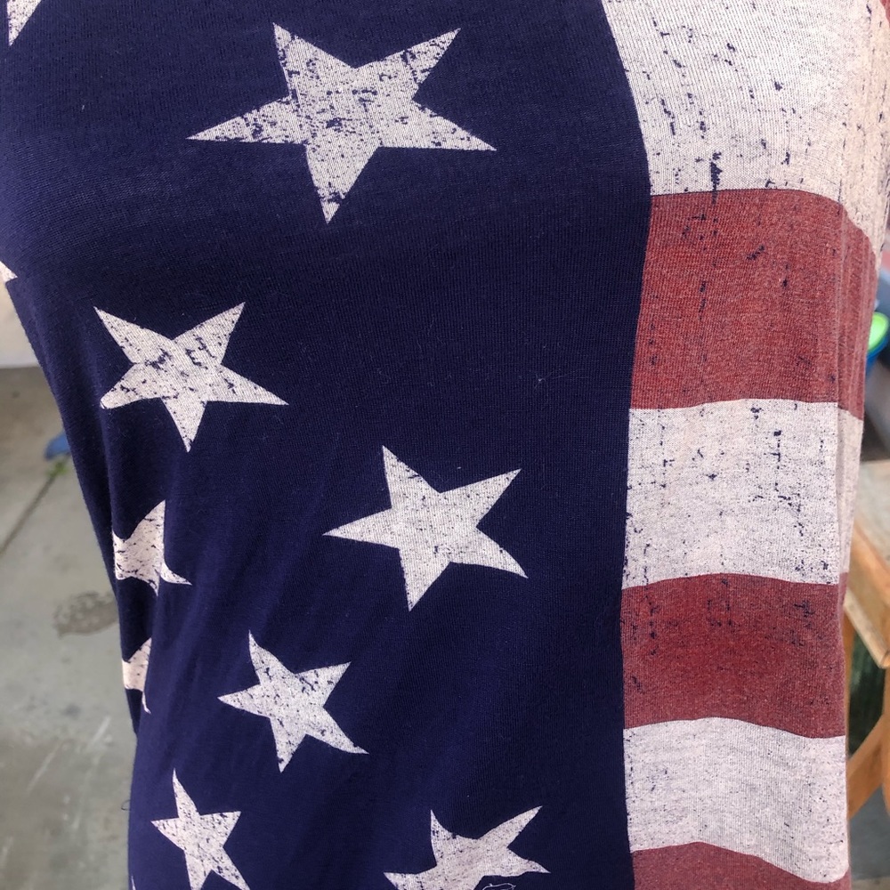 American Flag Racerback Tank - Picture 6 of 7